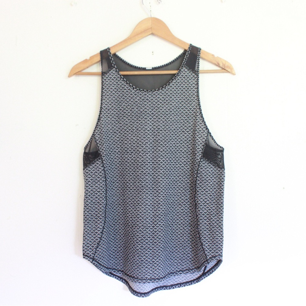 Lululemon Sculpt Tank II Monochromic Black